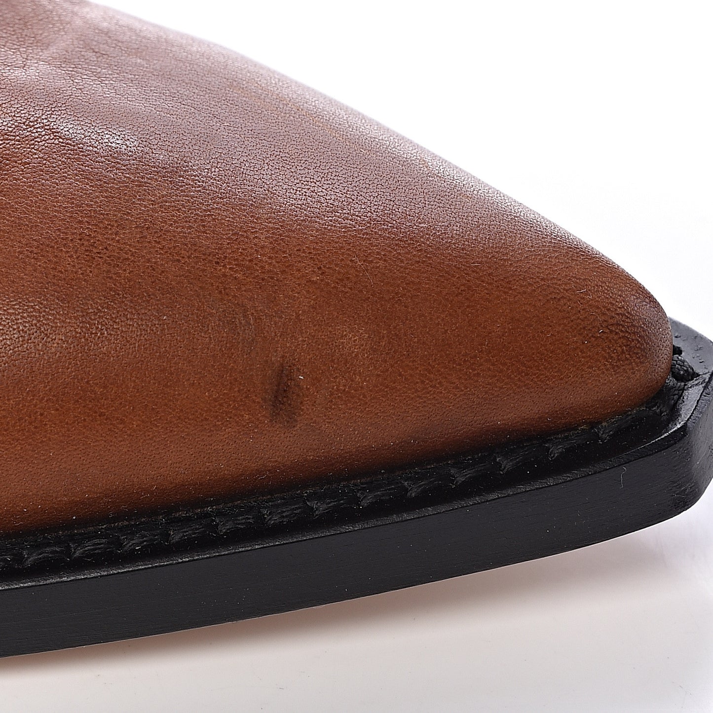 Calfskin Theo Ankle Boots 38.5 Cognac
