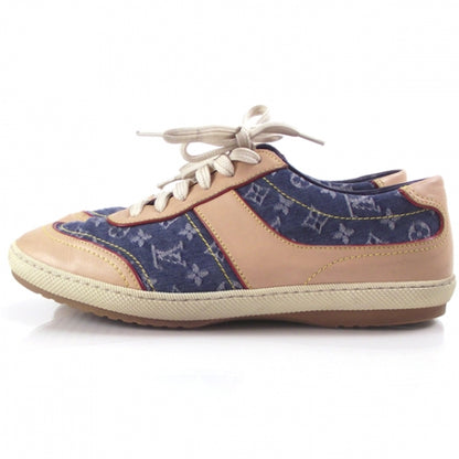 Louis Vuitton Denim Shoes Sneakers 38.5 Blue 2 of 9