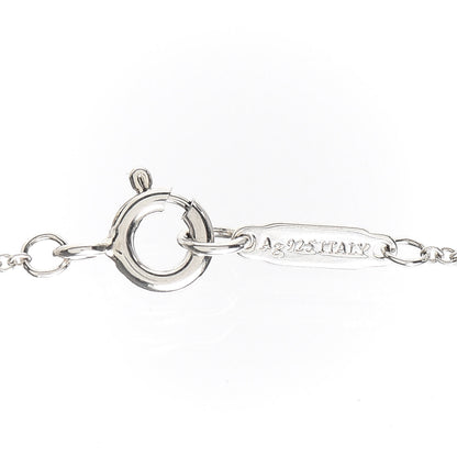 Tiffany Sterling Silver Atlas Open Pendant Necklace 4 of 6