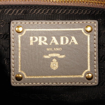 Prada Vitello Daino Shoulder Bag Argilla 6 of 10