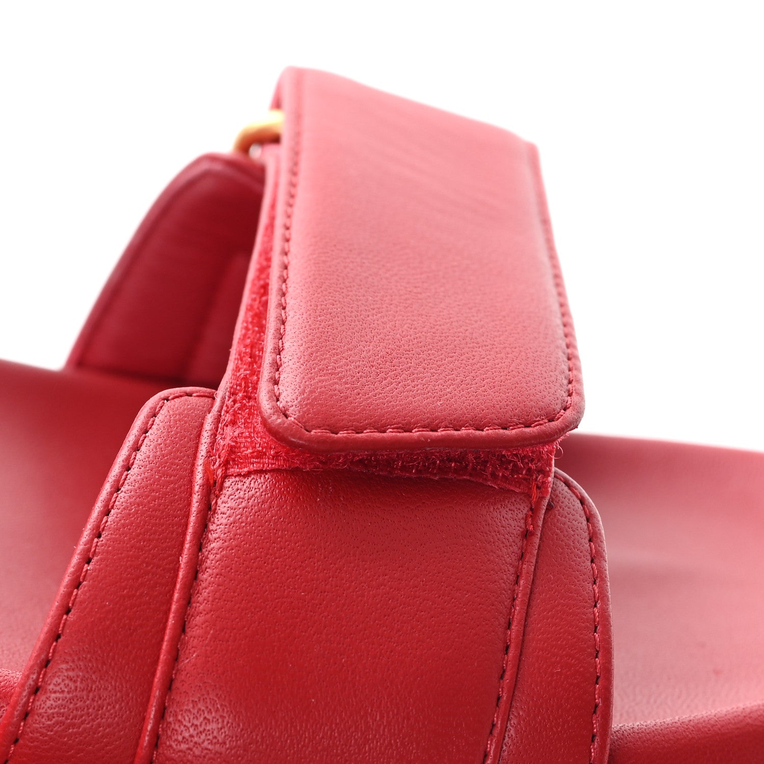 Christian Dior Lambskin Dioract 10mm Sandals 37.5 Raspberry 10 of 10
