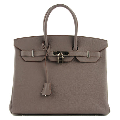 Hermes Togo Birkin 35 Etain 1 of 16