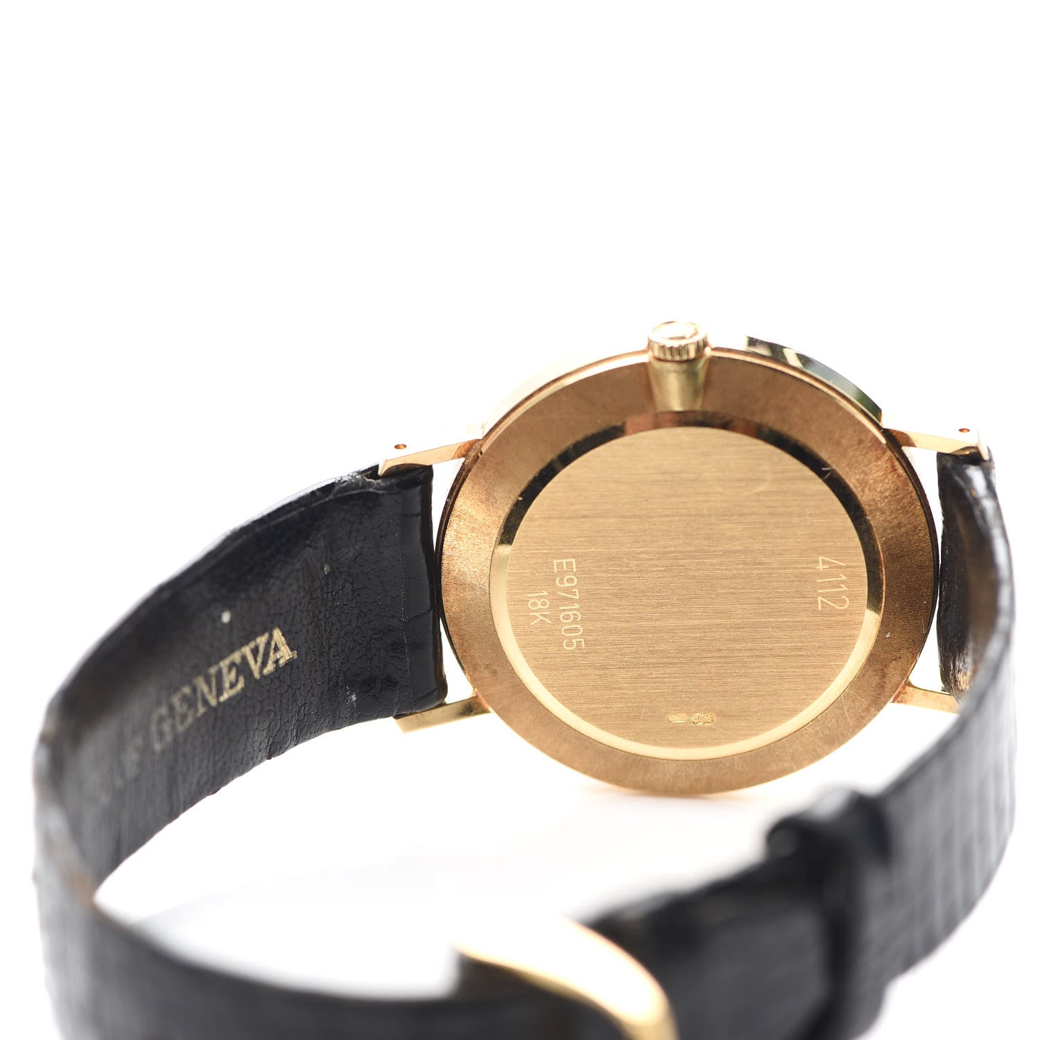 Rolex 18K Yellow Gold Alligator 32mm Cellini Manual Winding Watch White 4112 5 of 5