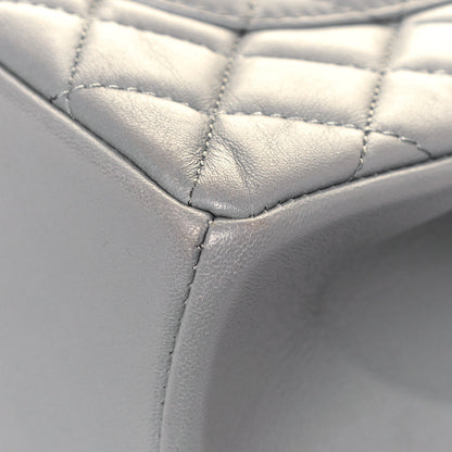 Chanel Lambskin Quilted Medium Mademoiselle Chic Flap Gris 12 of 16