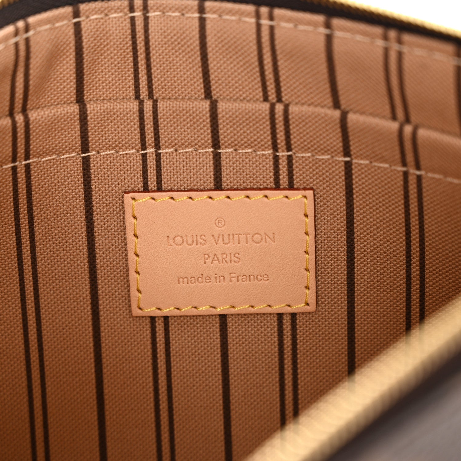 Louis Vuitton Monogram Neverfull MM GM Pochette 6 of 7