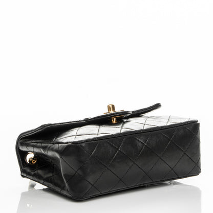 Chanel Lambskin Quilted Mini Square Flap Black 4 of 7