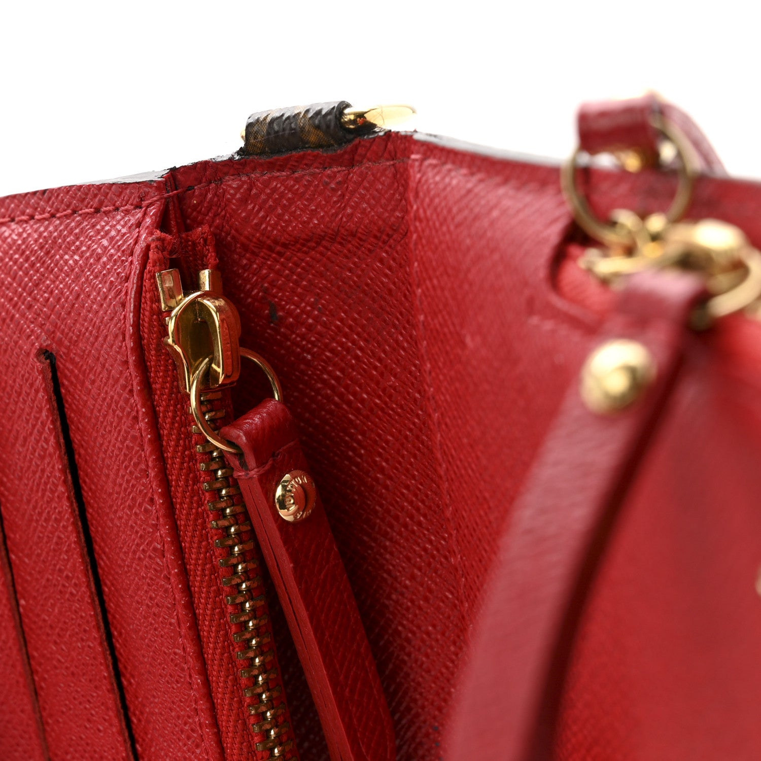 Louis Vuitton Monogram Insolite Wallet Red 8 of 11