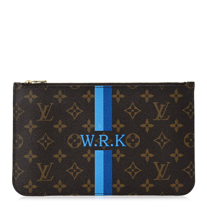 Louis Vuitton Monogram My LV Heritage Neverfull MM GM Pochette  Blue de France Blue Marine 1 of 11