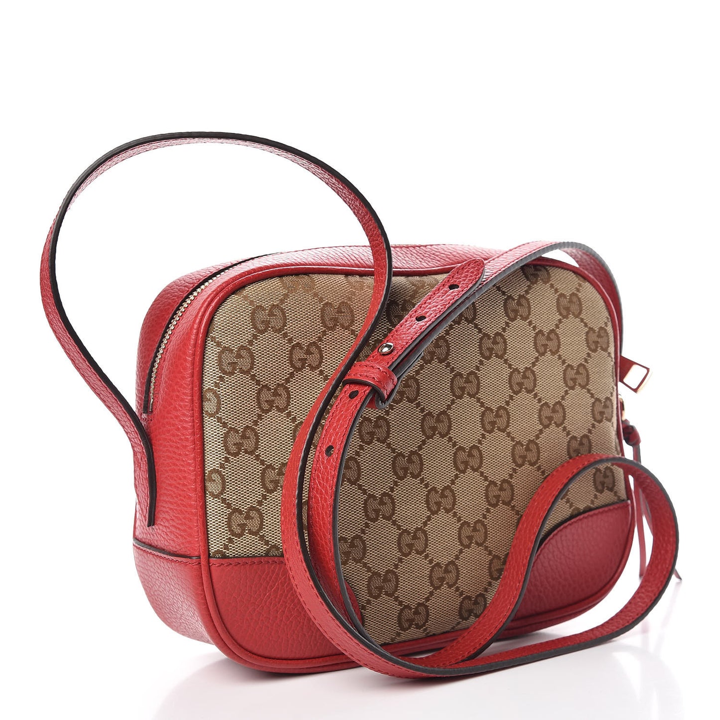 Monogram Mini Bree Messenger Bag Red