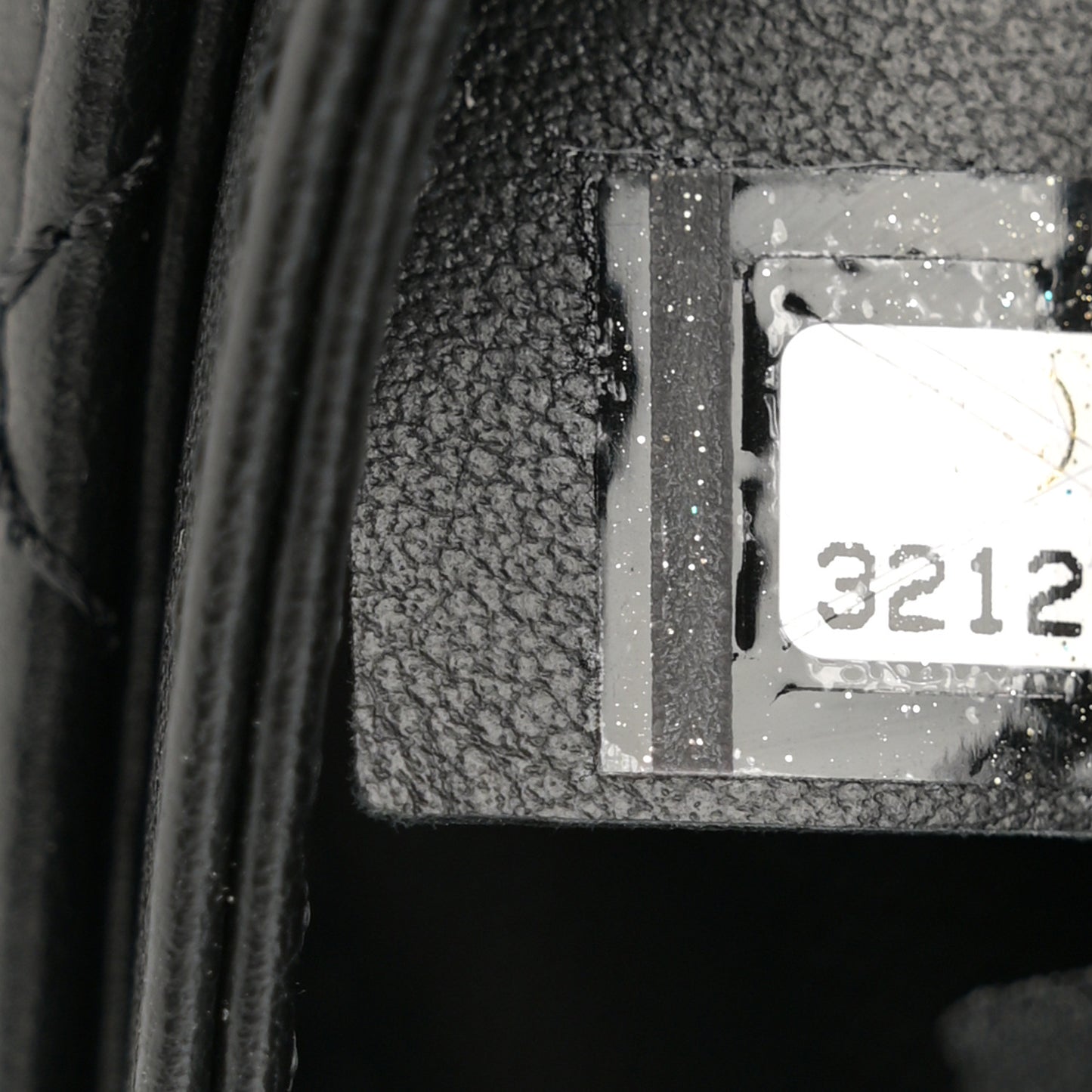 Calfskin Quilted CC Uniform Flap Belt Bag Black
