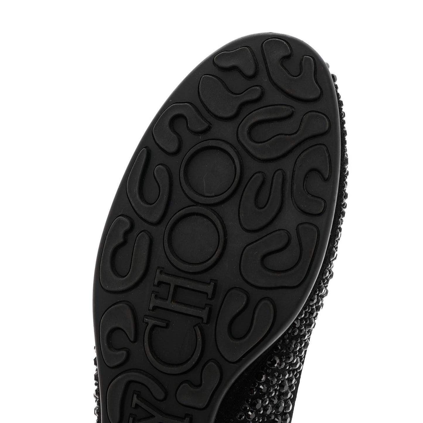 Jeweled Weber Ballet Flats 39 Black
