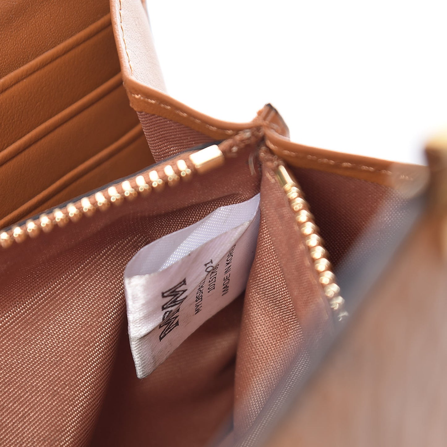 Visetos Large Patricia Wallet On Chain Cognac