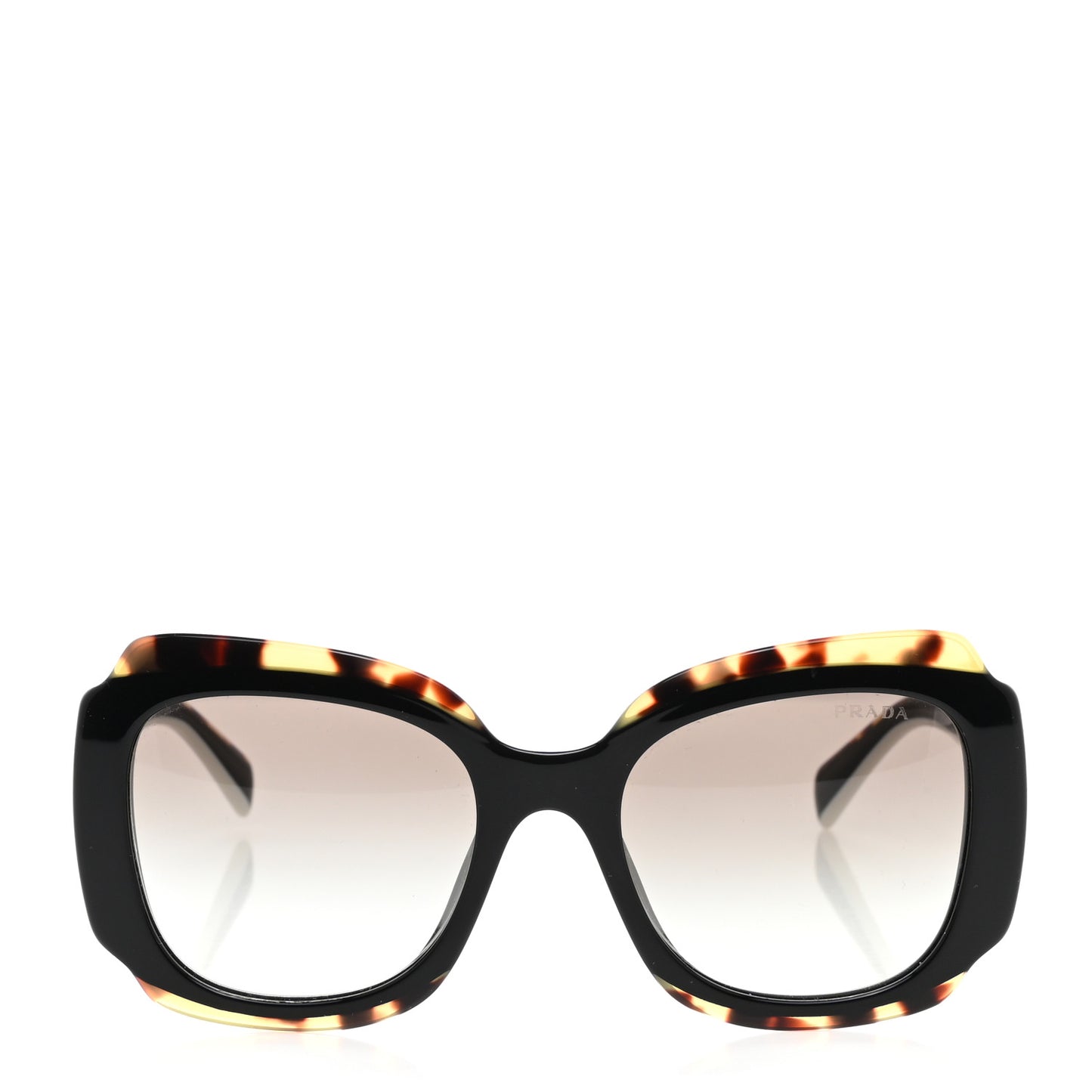 Acetate Square Sunglasses SPR 16Y Black Havana