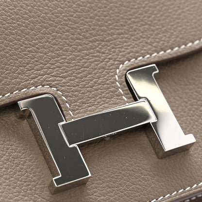 Hermes Evercolor Constance Slim Wallet Etoupe 9 of 10