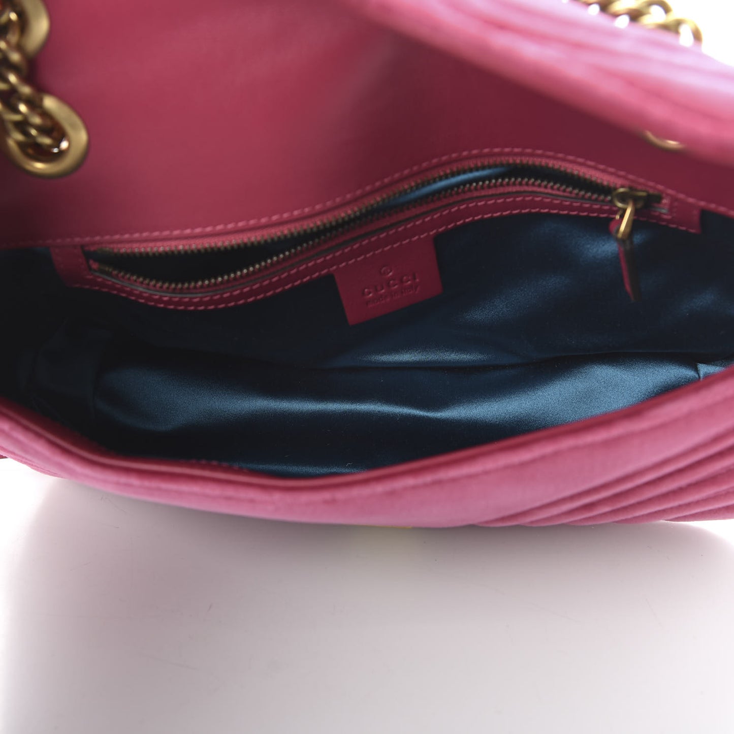 Velvet Matelasse Small GG Marmont Shoulder Bag Light Raspberry Rose