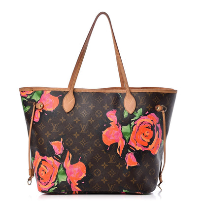 Louis Vuitton Monogram Roses Neverfull MM 1 of 12