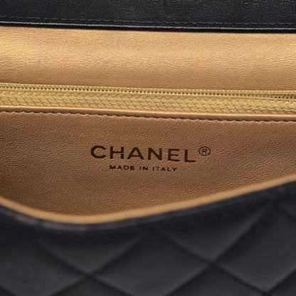 Chanel Lambskin Quilted Small Chic Pearls Flap Black 6 of 12