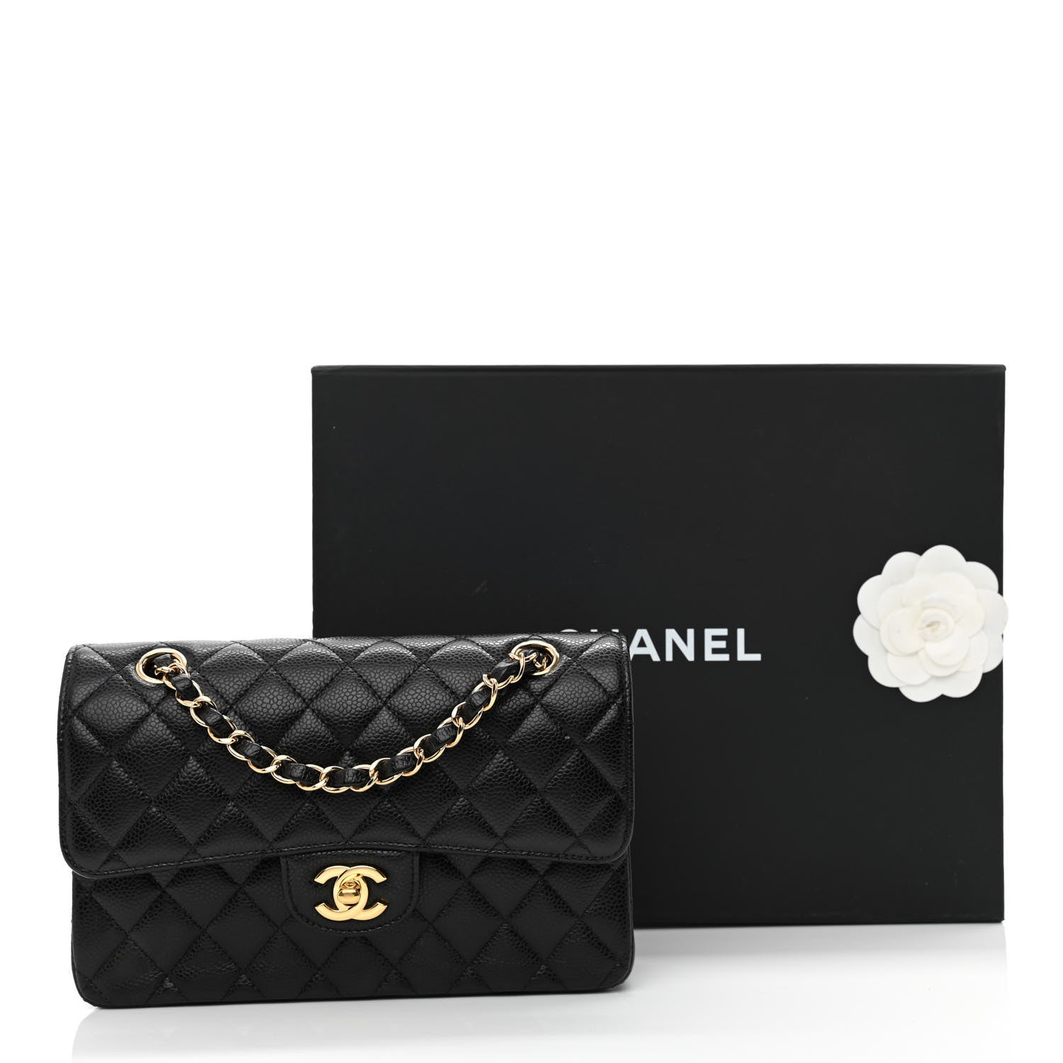 Chanel Caviar Quilted Small Double Flap Black 13 of 13