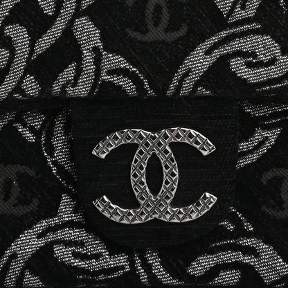 Chanel Tweed CC Cruise Small Chain Flap Black Silver 8 of 19