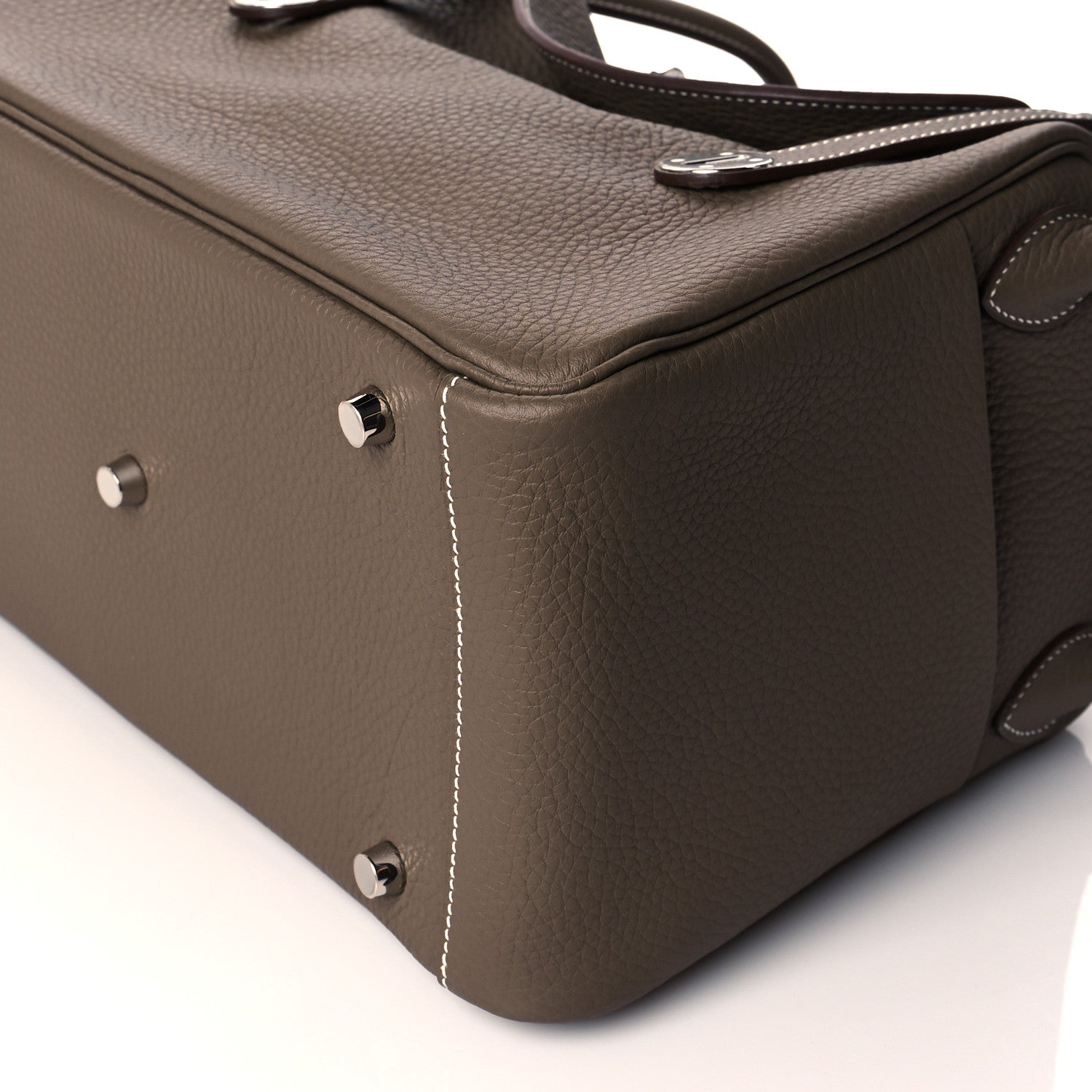 Hermes Taurillon Clemence Lindy 30 Etoupe 10 of 11