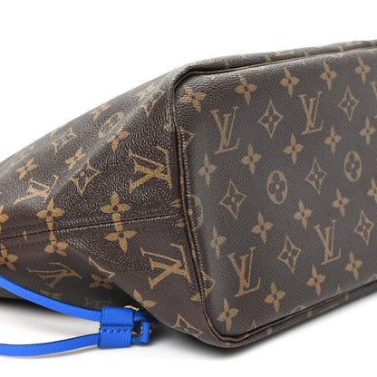 Louis Vuitton Monogram Articles de Voyage Ikat Neverfull MM Grand Blue 8 of 10