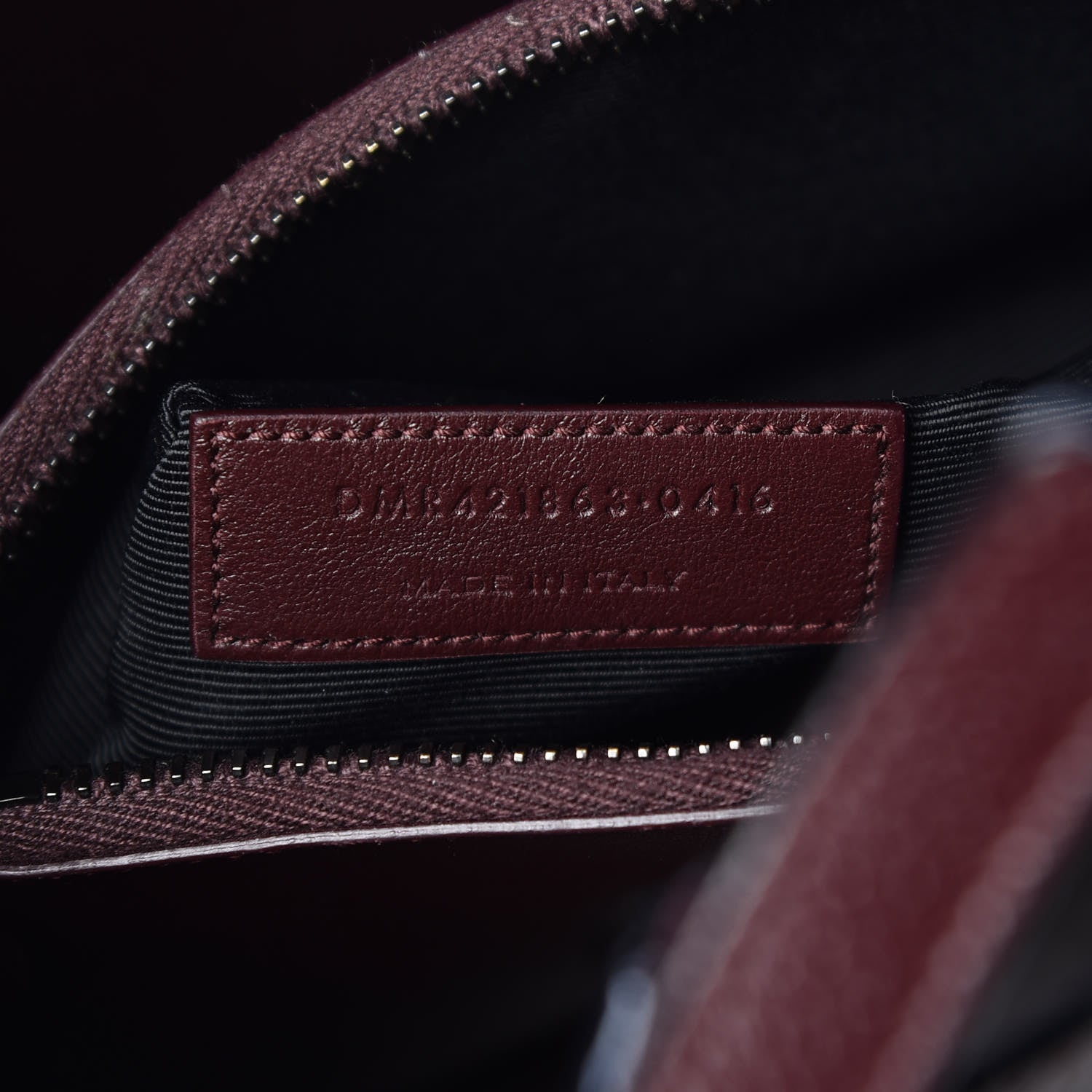 Saint Laurent Grained Calfskin Baby Sac De Jour Amaranto 6 of 9