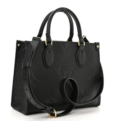 Louis Vuitton Empreinte Monogram Giant Onthego PM Black 3 of 9