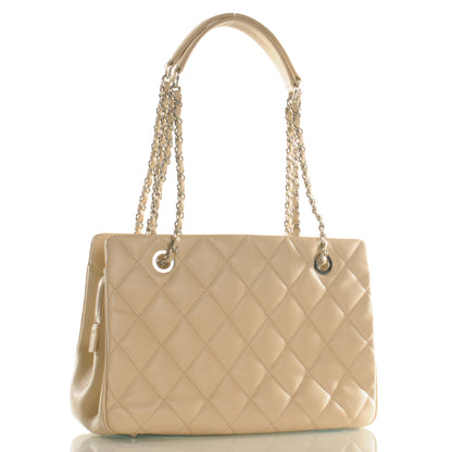 Chanel Caviar Timeless CC Shopping Tote Beige 3 of 7
