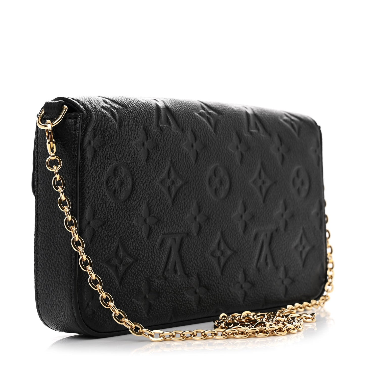Empreinte Pochette Felicie Chain Wallet Black