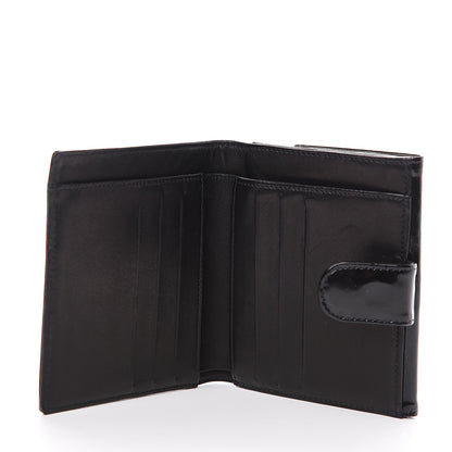 Chanel Patent Timeless CC Compact French Wallet Black 4 of 7