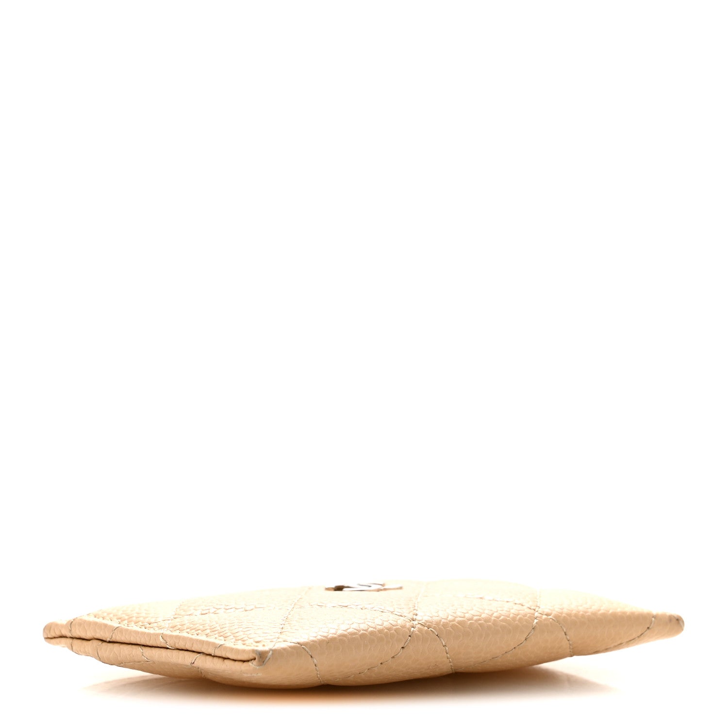 Chanel Caviar Quilted Card Holder Beige 4 of 13