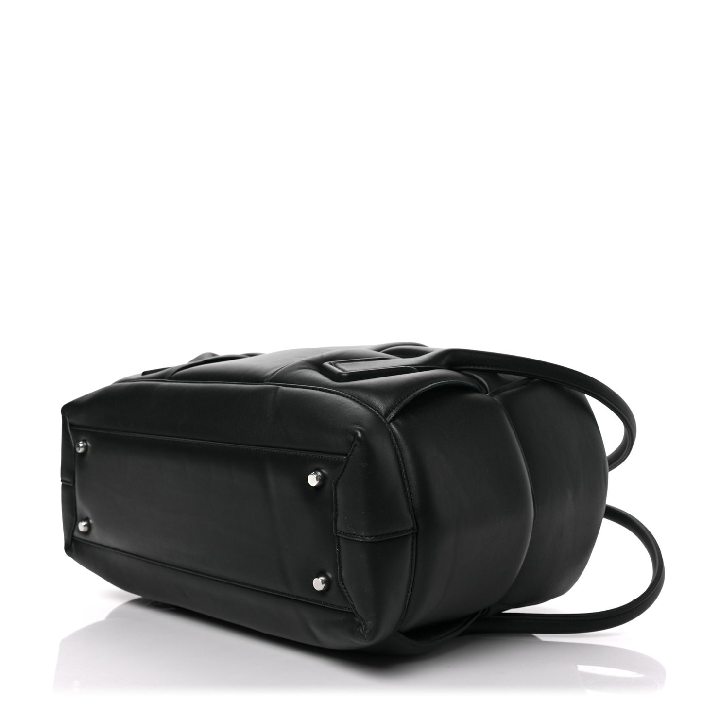 BOTTEGA VENETA Nappa Maxi Intrecciato Padded Large Arco Black