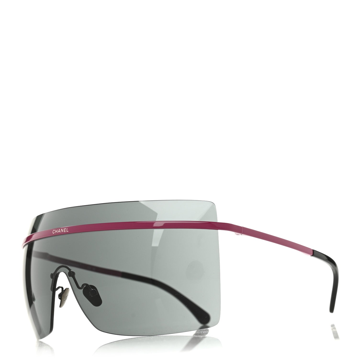 Chanel Metal Shield Sunglasses L3741 Pink 1 of 7