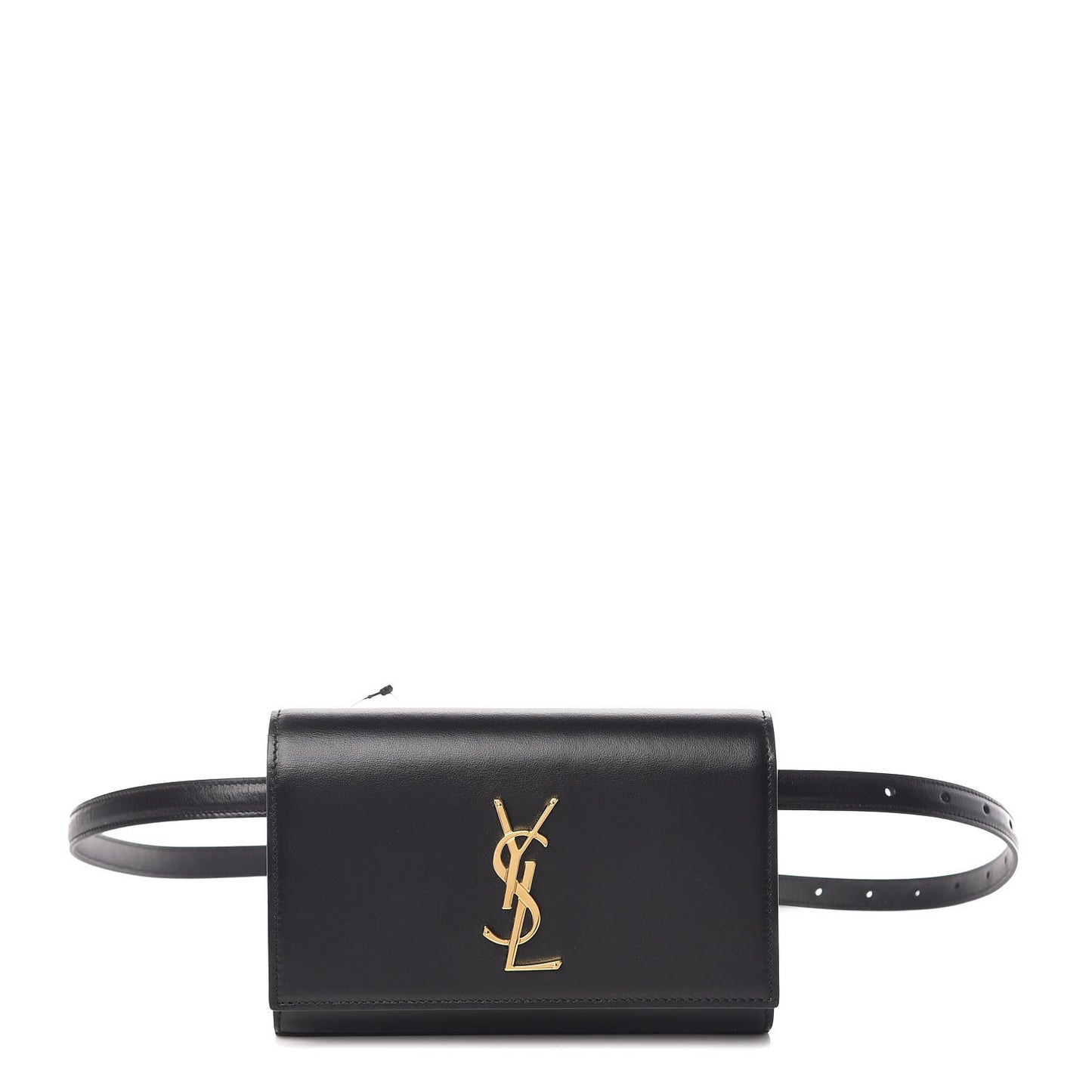 Smooth Calfskin Monogram Kate Belt Bag Black