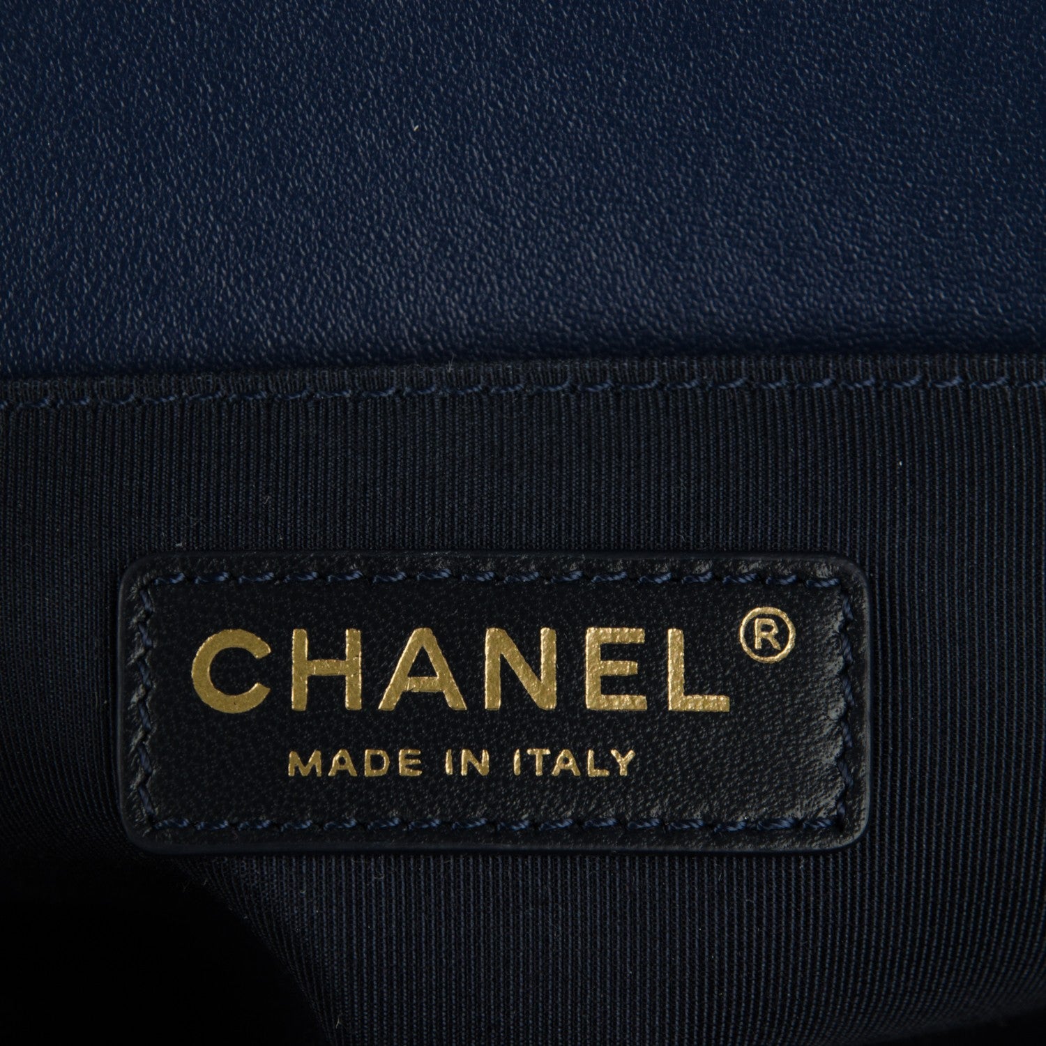 Chanel Lambskin Quilted Medium Boy Flap Dark Blue 7 of 8
