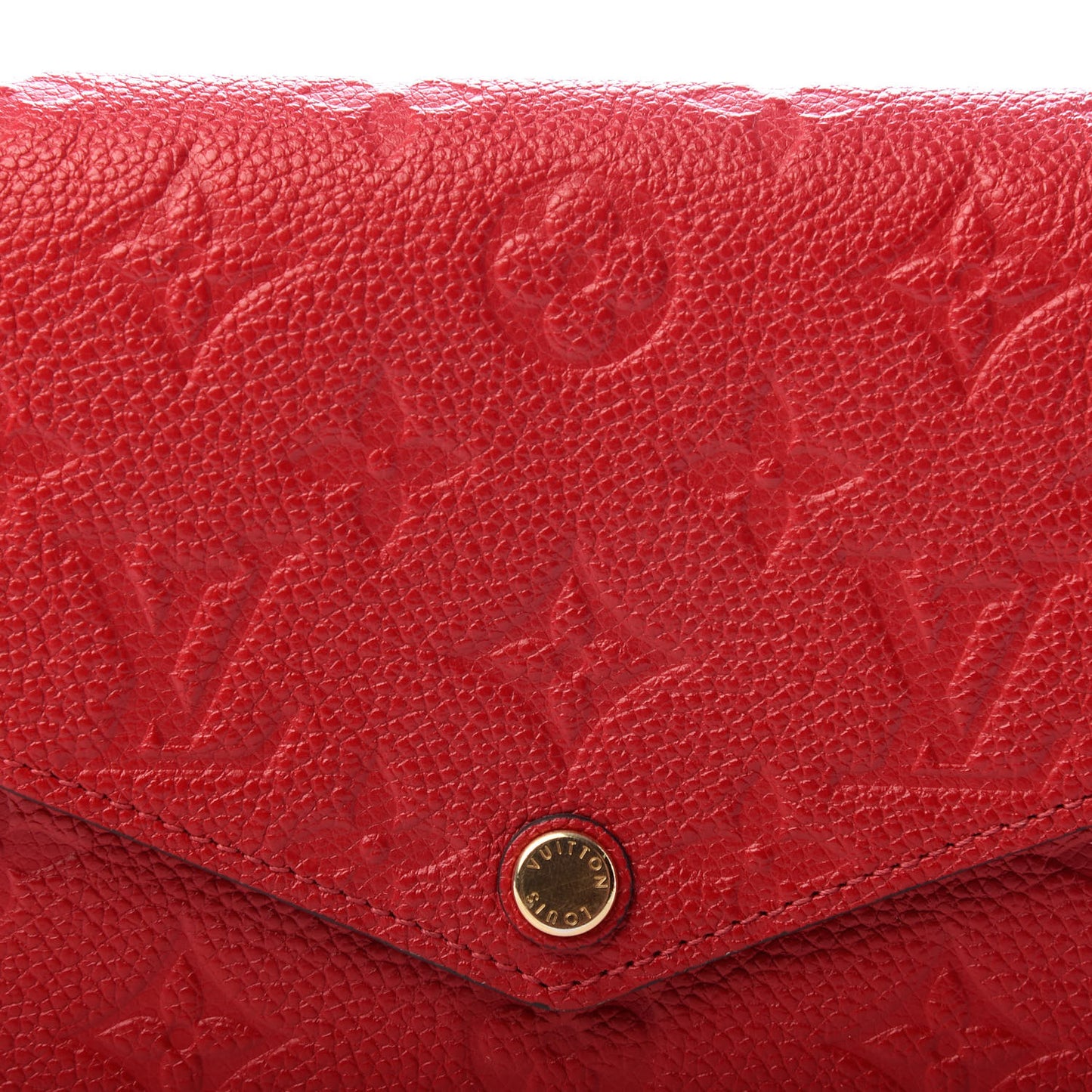 Empreinte Pochette Felicie Chain Wallet Scarlet