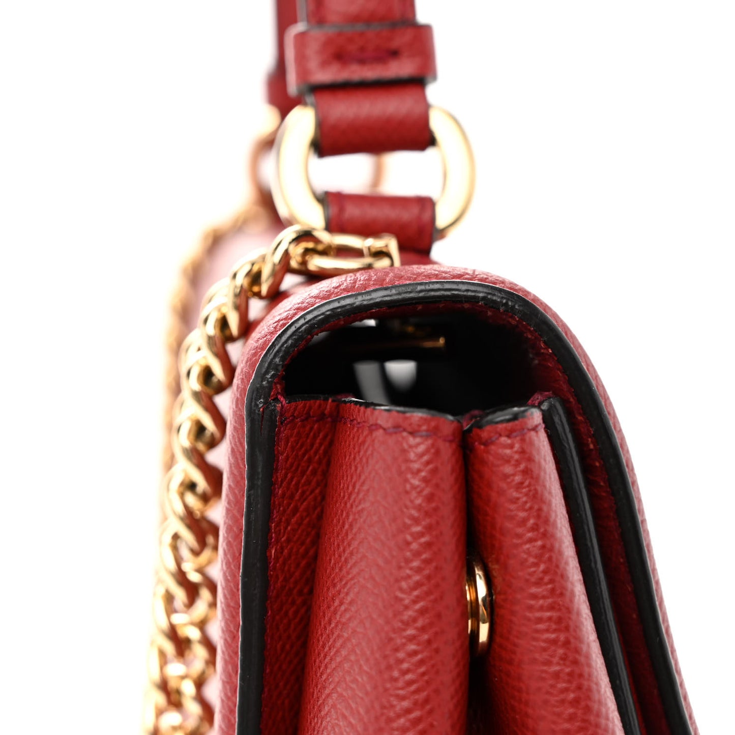 Saffiano Carrie Shoulder Bag Wine