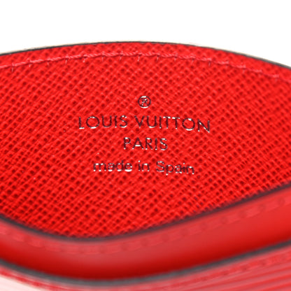 Louis Vuitton X SUPREME Epi Card Holder Red 6 of 6
