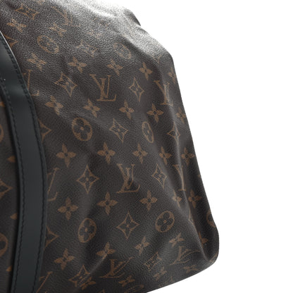 Louis Vuitton Monogram Macassar Keepall Bandouliere 55 12 of 13
