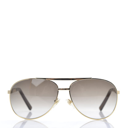 Louis Vuitton Metal Attitude Pilote Sunglasses Z0339U Gold 2 of 8