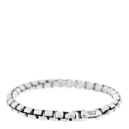 David Yurman Sterling Silver 7.3mm Box Chain Bracelet 2 of 3