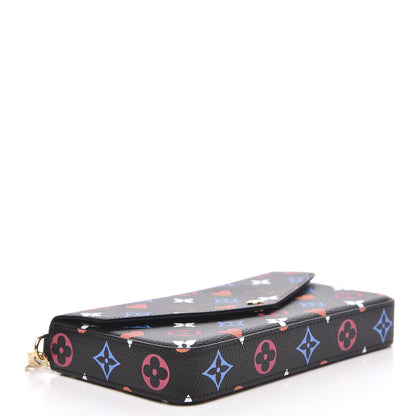 Louis Vuitton Game On Felicie Chain Wallet Black 4 of 9