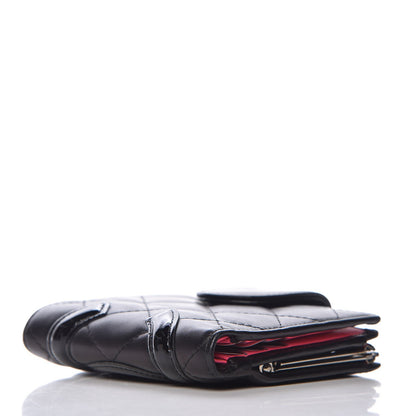 Chanel Calfskin Quilted Cambon Bi-Fold Wallet Black 4 of 7