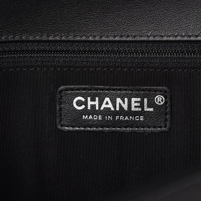 Chanel Calfskin Quilted New Medium Boy Flap So Black 7 of 9