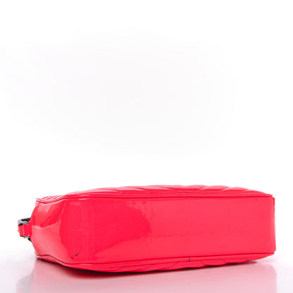 Saint Laurent Calfskin Matelasse Monogram Lou Camera Bag Neon Pink 4 of 10