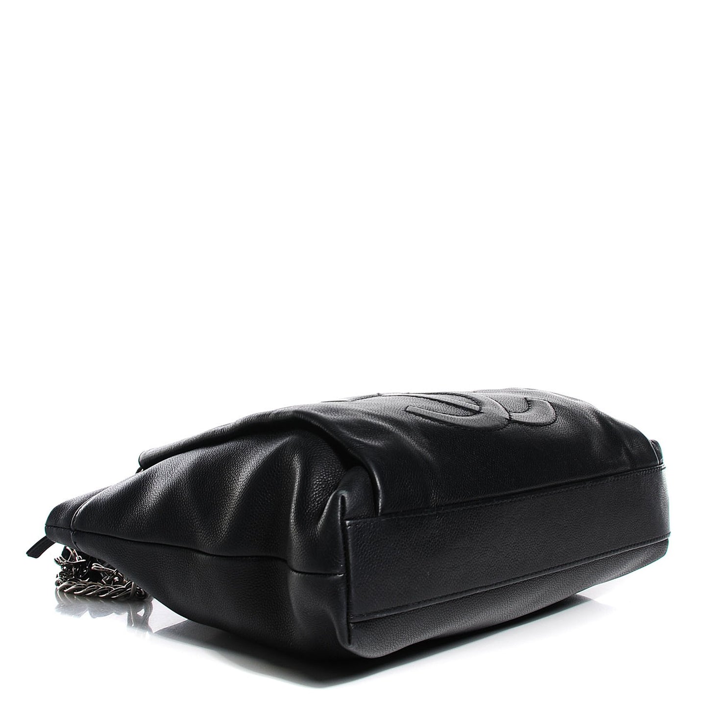 Caviar Large CC Tuck Tote Black