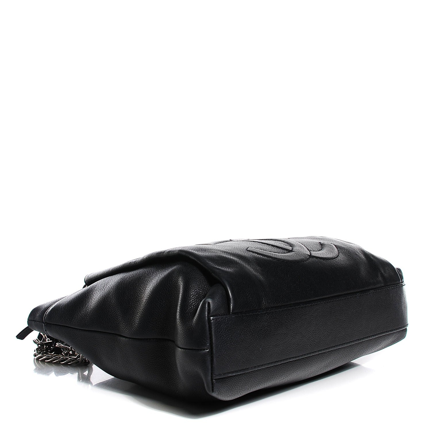 Chanel Caviar Large CC Tuck Tote Black 4 of 7