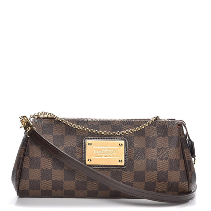 Louis Vuitton Damier Ebene Eva Clutch 1 of 7
