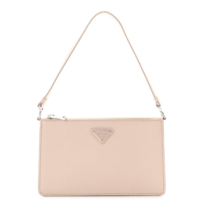 Prada Saffiano Lux Mini Shoulder Bag Ninfea 1 of 9