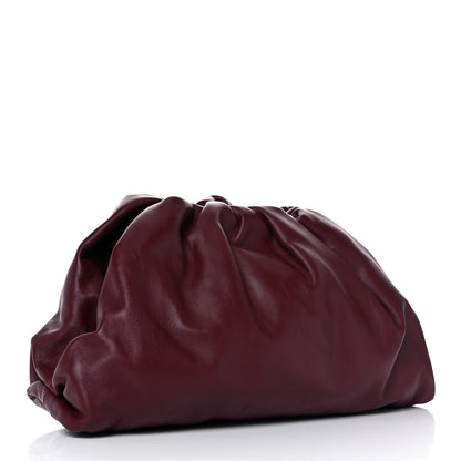 Bottega Veneta Smooth Butter Calf The Pouch Oversized Clutch Bordeaux 3 of 9